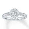 Thumbnail Image 1 of Previously Owned THE LEO Diamond Ring 3/4 ct tw Round-cut 14K White Gold