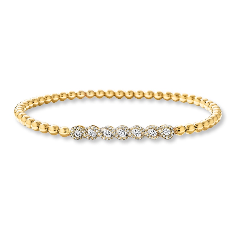 Previously Owned Bracelet 1/3 ct tw Diamonds 10K Yellow Gold