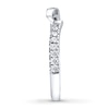 Thumbnail Image 4 of Previously Owned Ever Us Diamond Band 1/5 ct tw Round-cut 14K White Gold