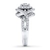 Thumbnail Image 3 of Previously Owned Radiant Reflections Engagement Ring 1-1/3 cttw Diamond 14K Gold