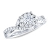 Thumbnail Image 1 of Previously Owned Diamond Engagement Ring 5/8 ct tw Round-cut 14K White Gold