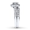 Thumbnail Image 3 of Previously Owned Diamond Bridal Set 1-5/8 ct tw Round-cut 14K White Gold