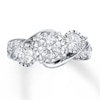 Thumbnail Image 1 of Previously Owned 3-Stone Diamond Ring 2 ct tw Round-cut 14K White Gold