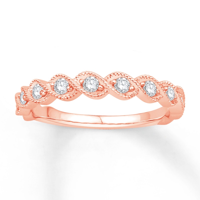 Main Image 1 of Previously Owned Ring 1/3 ct tw Diamonds 10K Rose Gold