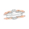 Thumbnail Image 1 of Previously Owned Diamond Enhancer Ring 1/8 ct tw Round-cut 14K Two-Tone Gold