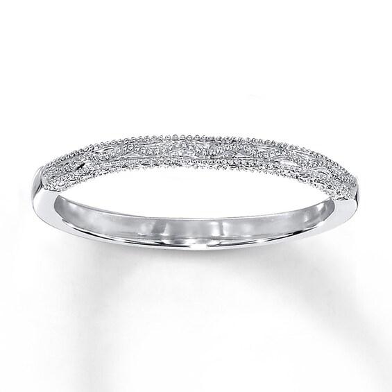 Previously Owned Wedding Band 10K White Gold