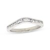 Thumbnail Image 1 of Previously Owned Diamond Enhancer Ring 1/5 ct tw Round/Baguette-cut 14K White Gold