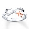 Thumbnail Image 0 of Previously Owned Diamond Ring 1/8 cttw Sterling Silver & 10K Rose Gold
