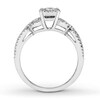 Thumbnail Image 2 of Previously Owned Diamond Engagement Ring 5/8 ct tw Round-cut 14K White Gold