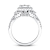 Thumbnail Image 2 of Previously Owned Diamond Engagement Ring 1-1/5 ct tw Round-cut 14K White Gold