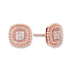 Thumbnail Image 0 of Previously Owned Diamond Earrings 1/5 ct tw 10K Rose Gold