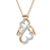 Thumbnail Image 0 of Previously Owned Diamond Accents Necklace 10K Yellow Gold
