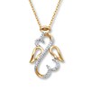 Thumbnail Image 1 of Previously Owned Diamond Accents Necklace 10K Yellow Gold
