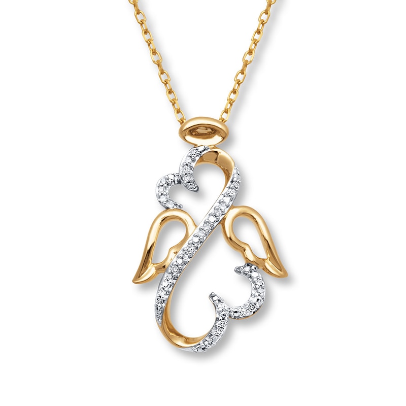 Previously Owned Diamond Accents Necklace 10K Yellow Gold