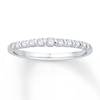 Thumbnail Image 1 of Previously Owned Diamond Anniversary Band 1/4 ct tw Round-cut 10K White Gold