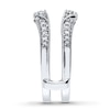 Thumbnail Image 2 of Previously Owned Diamond Enhancer Ring 1/4 ct tw Round-cut 14K White Gold
