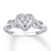 Previously Owned Diamond Heart Ring 1/4 ct tw 10K White Gold