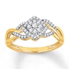 Thumbnail Image 0 of Previously Owned Diamond Ring 1/4 ct tw Round 10K Yellow Gold