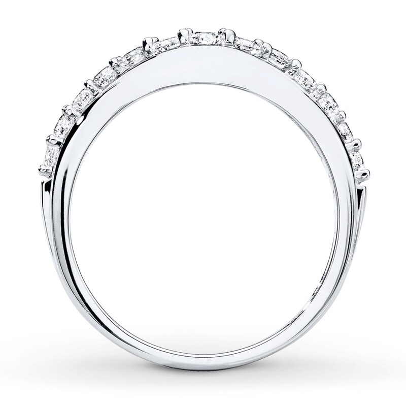 Main Image 2 of Previously Owned Diamond Enhancer Ring 1/2 ct tw Round-cut 14K White Gold