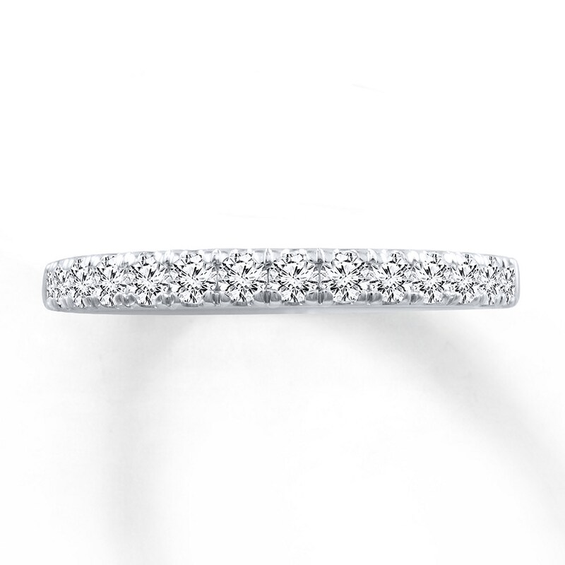 Previously Owned Ever Us Diamond Band 1/2 ct tw Round-cut 14K White Gold