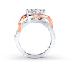 Thumbnail Image 1 of Previously Owned Ever Us Two-Stone Diamond Ring Round-cut  3/4 ct tw 14K Two-Tone Gold