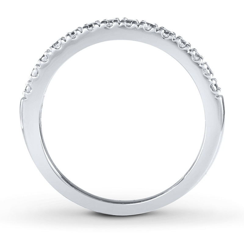 Main Image 2 of Previously Owned Ever Us Diamond Band 3/8 ct tw Round-cut 14K White Gold