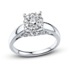 Previously Owned Diamond Promise Ring 1/2 ct tw 10K White Gold