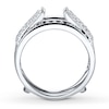 Thumbnail Image 2 of Previously Owned Diamond Enhancer Ring 5/8 ct tw Round-cut 14K White Gold
