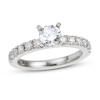 Thumbnail Image 0 of Previously Owned Diamond Engagement Ring 1-1/8 ct tw Round-cut 14K White Gold