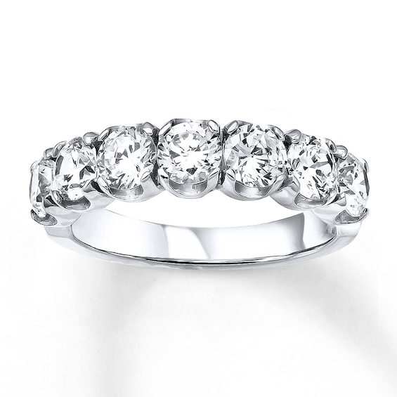 Previously Owned Diamond Anniversary Band 1 ct tw Round-cut 14K White Gold