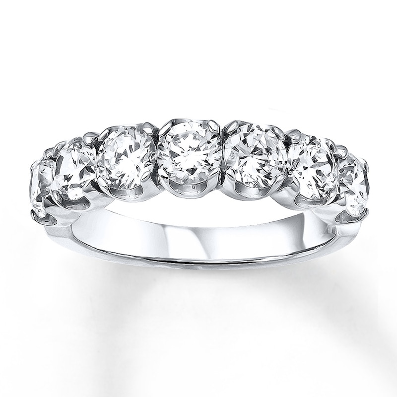 Main Image 1 of Previously Owned Diamond Anniversary Band 1 ct tw Round-cut 14K White Gold