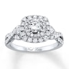 Thumbnail Image 0 of Previously Owned Neil Lane Engagement Ring 1-3/8 ct tw Round-cut Diamonds 14K White Gold