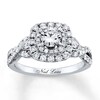 Thumbnail Image 1 of Previously Owned Neil Lane Engagement Ring 1-3/8 ct tw Round-cut Diamonds 14K White Gold