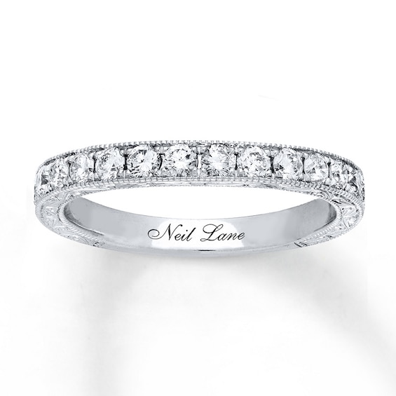 Previously Owned Neil Lane Wedding Band 5/8 ct tw Diamonds 14K White Gold