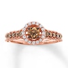 Thumbnail Image 2 of Previously Owned Le Vian Chocolate Diamond Ring 5/8 ct tw 14K Strawberry Gold Size 4.75