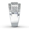 Thumbnail Image 3 of Previously Owned Men's Band 1 ct tw Round-cut Diamonds 10K White Gold - Size 7
