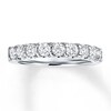 Thumbnail Image 0 of Previously Owned Diamond Wedding Band 1 ct tw Round-cut 14K White Gold - Size 9