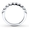 Thumbnail Image 1 of Previously Owned Diamond Wedding Band 1 ct tw Round-cut 14K White Gold - Size 9