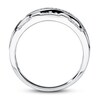 Thumbnail Image 2 of Previously Owned Men's Band 1/2 ct tw Round-cut Diamonds 10K White Gold - Size 13.75