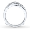 Thumbnail Image 2 of Previously Owned Diamond Enhancer Ring 1/5 ct tw Round-cut 14K White Gold Size 9.5
