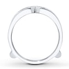 Previously Owned Diamond Enhancer Ring 1/4 ct tw Round-cut 14K White Gold