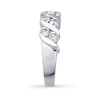 Thumbnail Image 3 of Previously Owned Leo Diamonds 1 ct tw Anniversary Ring Round-cut 14K White Gold - Size 10.25