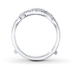 Thumbnail Image 2 of Previously Owned Diamond Enhancer Ring 1/5 ct tw Round-cut 14K White Gold - Size 10