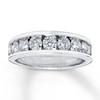 Previously Owned Diamond Wedding Band 1-1/5 ct tw Round-cut 14K White Gold