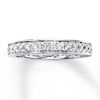 Previously Owned Diamond Wedding Ring 3/8 ct tw Round-cut 14K White Gold