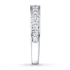 Thumbnail Image 3 of Previously Owned Diamond Wedding Ring 3/8 ct tw Round-cut 14K White Gold - Size 9.5