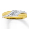 Previously Owned Men's Diamond Band Round-Cut 10K Yellow Gold
