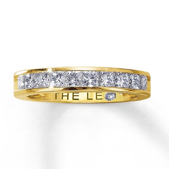 Previously Owned THE LEO Diamond Anniversary Band 1 ct tw Princess-cut 14K Gold Size 3.5