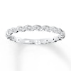 Thumbnail Image 1 of Previously Owned Previously Owned Ring 1/10 ct tw Round-cut Diamonds 14K White Gold - Size 8.5