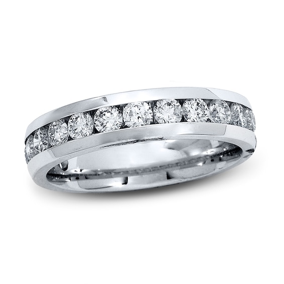 Previously Owned Previously Owned Diamond Ring 1 ct tw Round-cut 14K White Gold Size 10.75